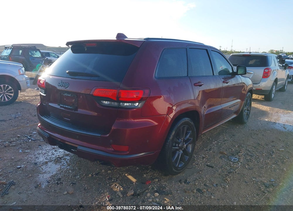 2018 JEEP GRAND CHEROKEE HIGH ALTITUDE 4X4 VIN: 1C4RJFCT9JC309589
