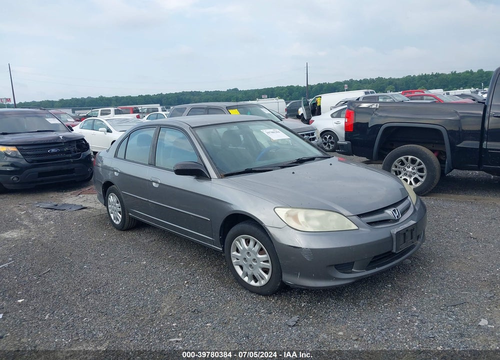 2005 HONDA CIVIC LX VIN: 2HGES16675H522324