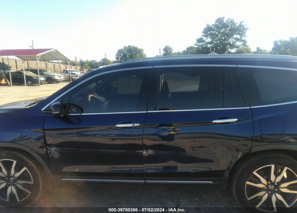 2019 HONDA PILOT TOURING VIN: 5FNYF5H62KB007026