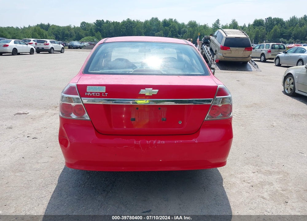 2009 CHEVROLET AVEO LT VIN: KL1TD56EX9B346678
