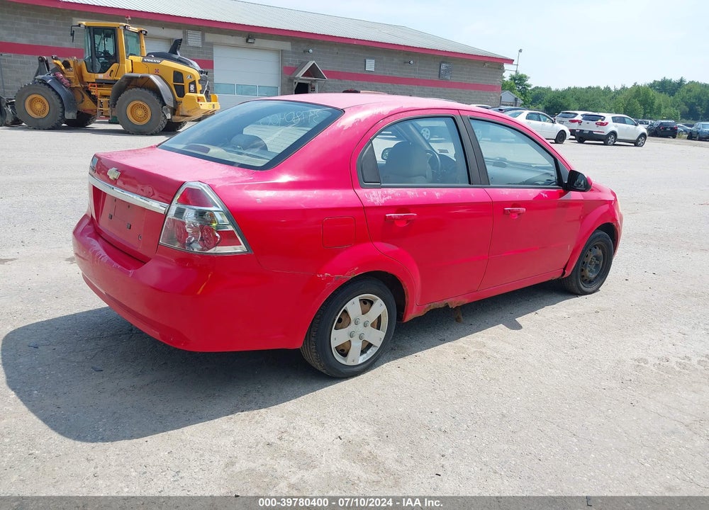 2009 CHEVROLET AVEO LT VIN: KL1TD56EX9B346678