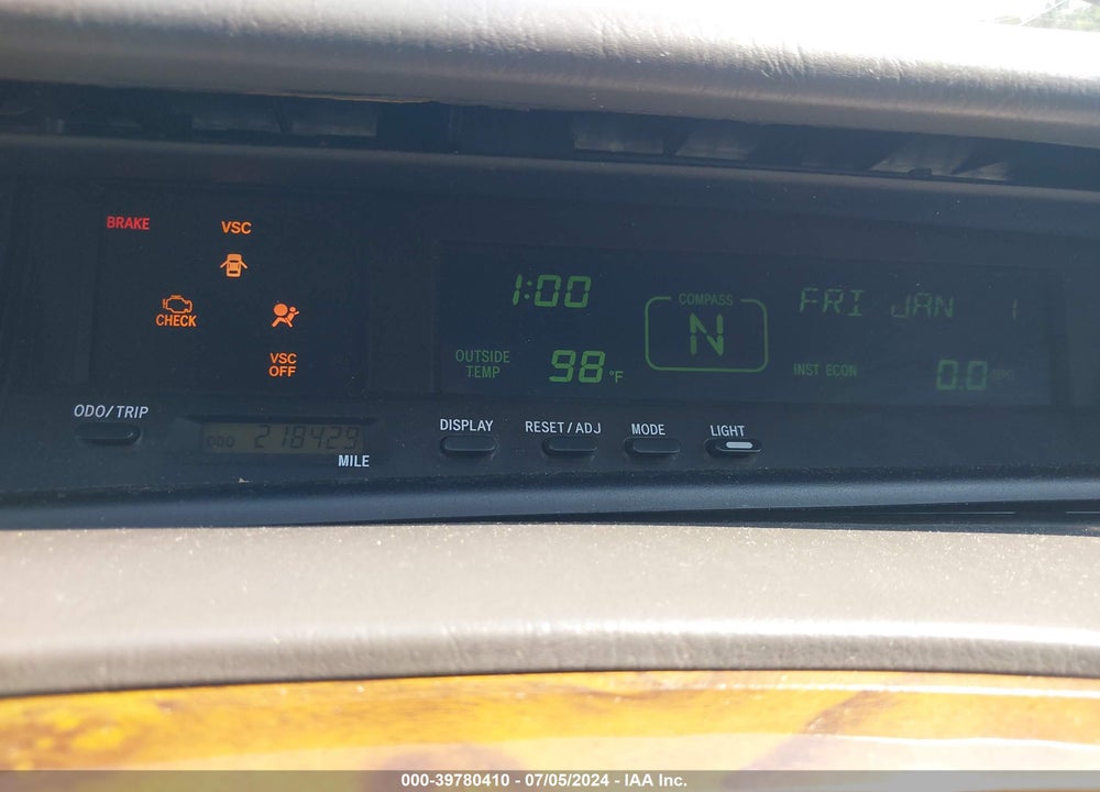 2002 TOYOTA AVALON XLS VIN: 4T1BF28B02U254369