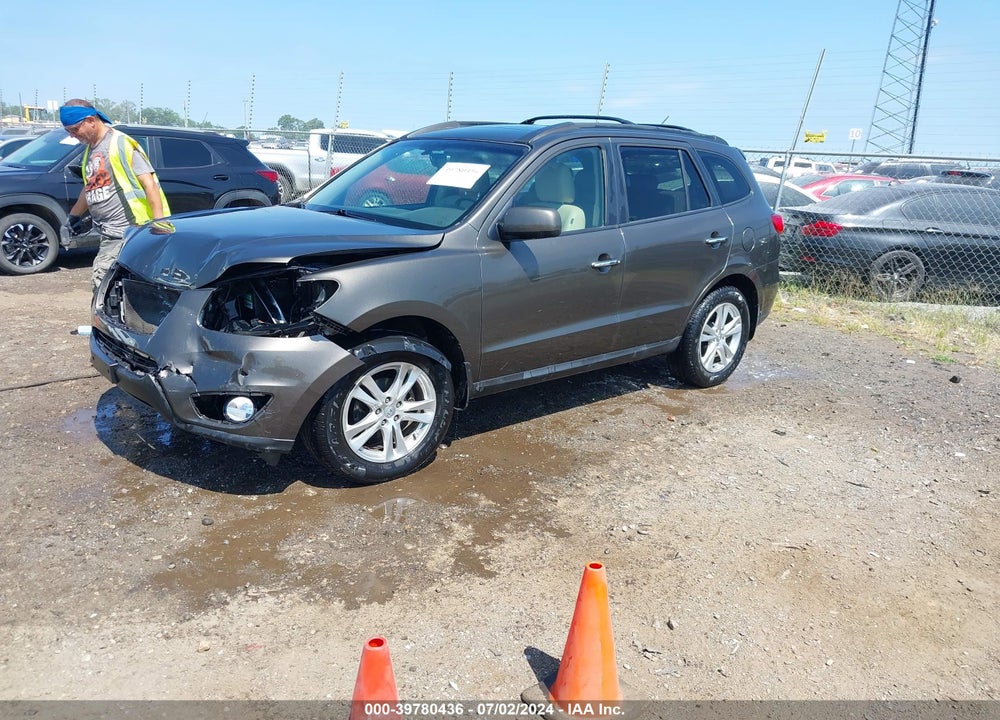 2012 HYUNDAI SANTA FE LIMITED V6 VIN: 5XYZKDAG7CG140226