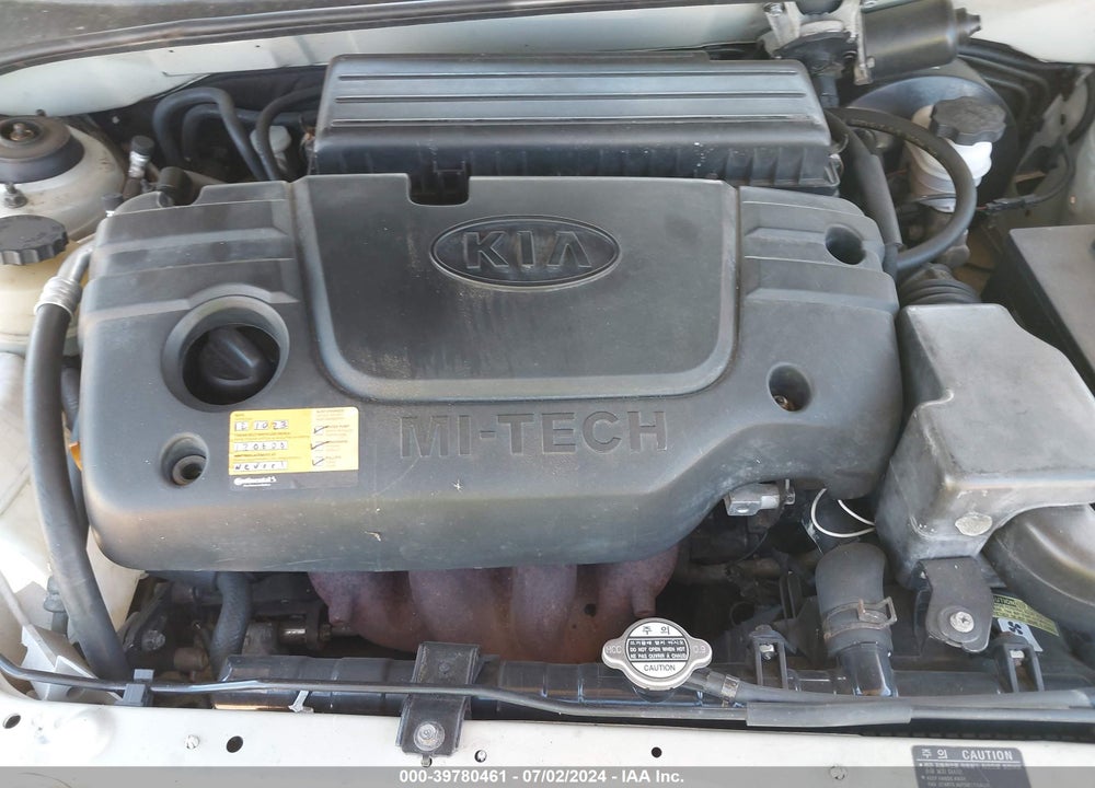 2002 KIA RIO VIN: KNADC123926184602