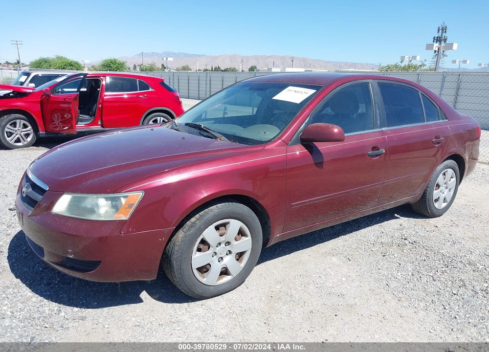 2007 HYUNDAI SONATA GLS VIN: 5NPET46C67H230323
