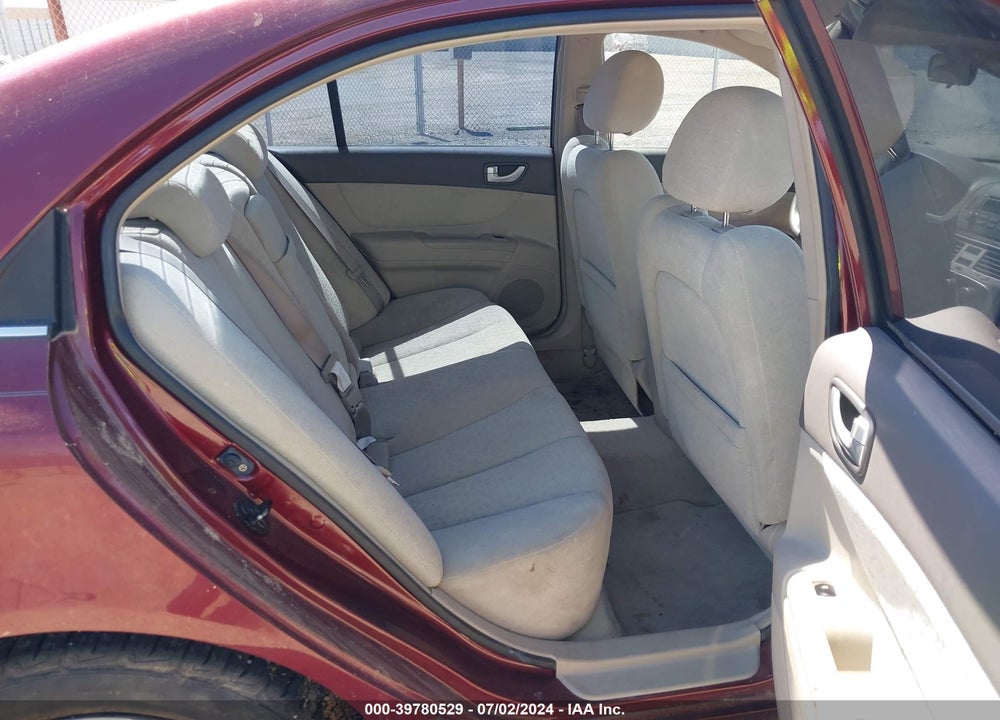 2007 HYUNDAI SONATA GLS VIN: 5NPET46C67H230323