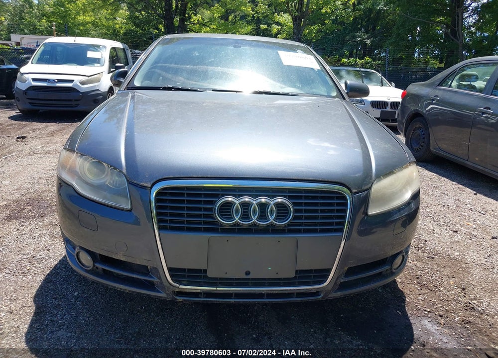 2005 AUDI A4 2.0T VIN: WAUDF78E05A574380