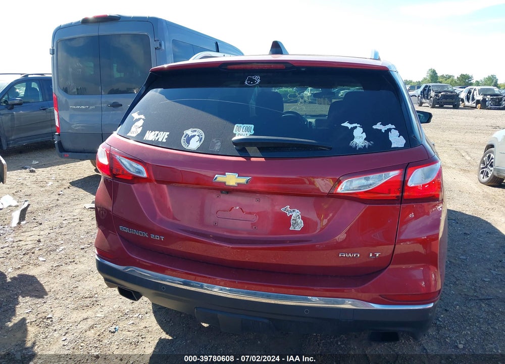 2020 CHEVROLET EQUINOX AWD LT 2.0L TURBO VIN: 3GNAXVEX7LS518971