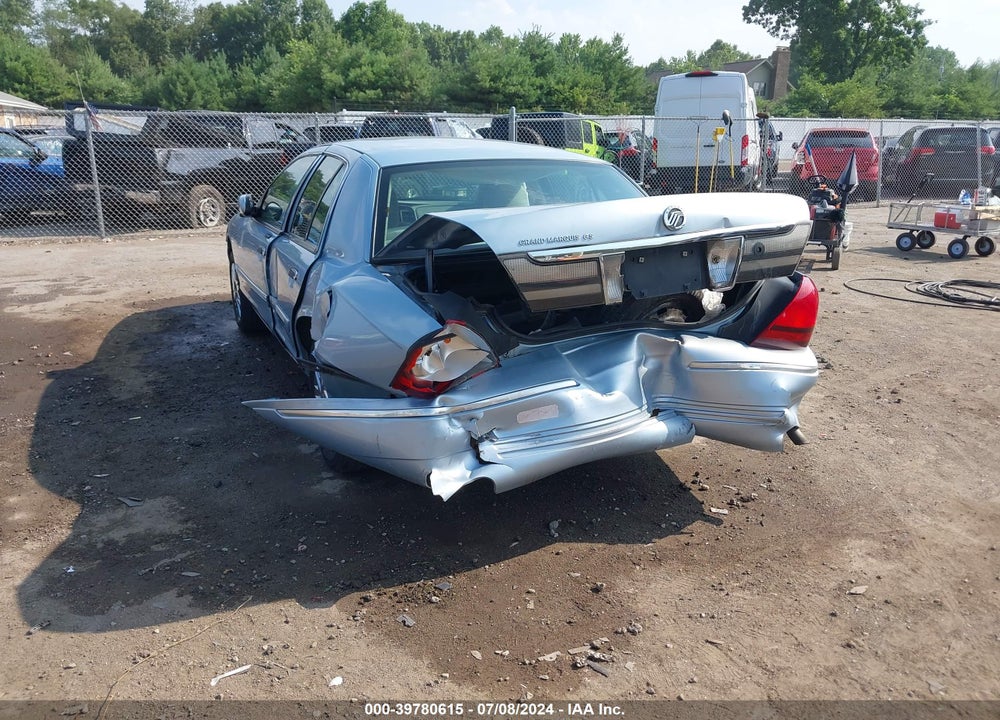 2008 MERCURY GRAND MARQUIS GS VIN: 2MEFM74V58X614387