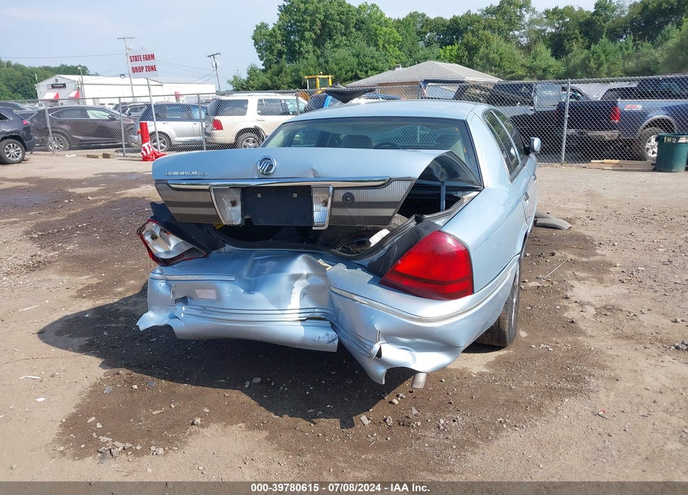2008 MERCURY GRAND MARQUIS GS VIN: 2MEFM74V58X614387