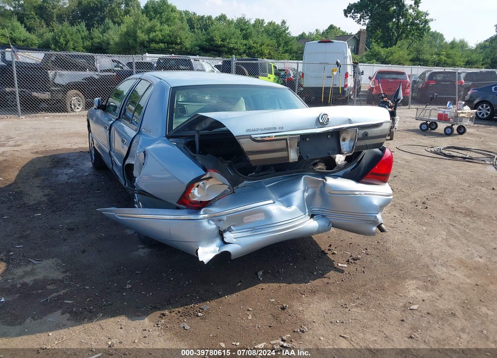 2008 MERCURY GRAND MARQUIS GS VIN: 2MEFM74V58X614387