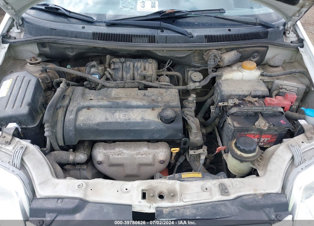 2006 CHEVROLET AVEO LS VIN: KL1TD56676B550214