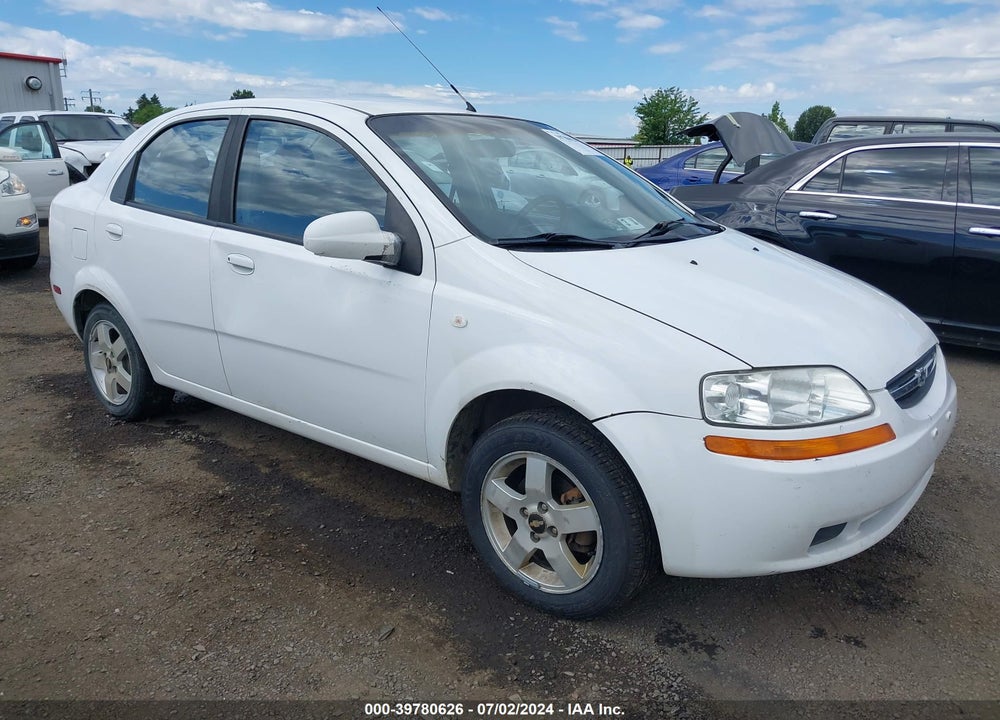 2006 CHEVROLET AVEO LS VIN: KL1TD56676B550214