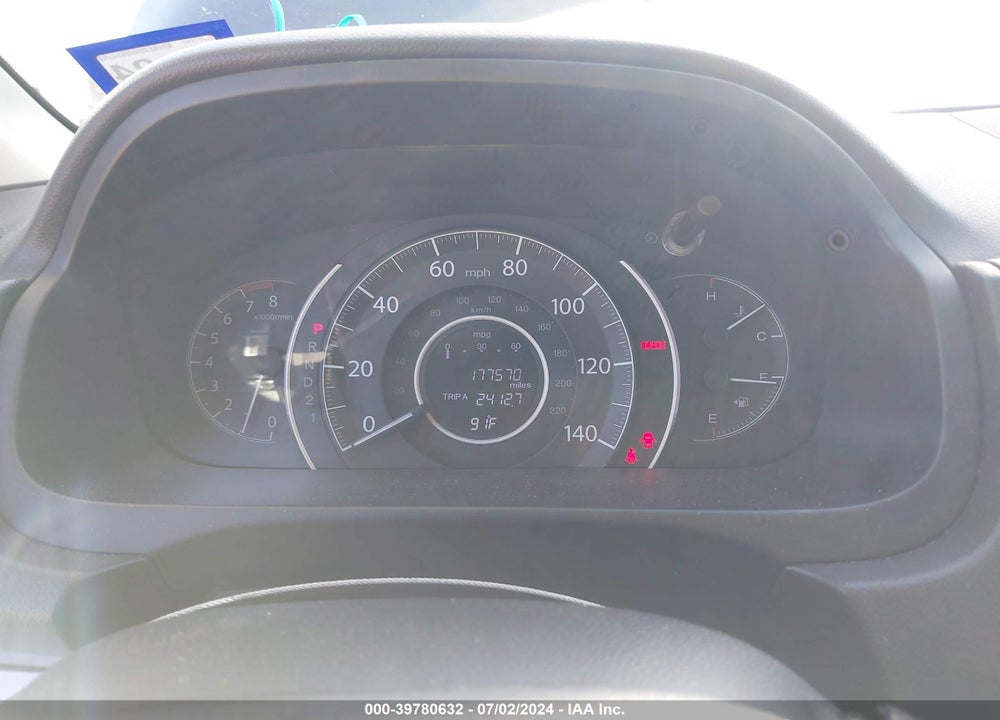2012 HONDA CR-V LX VIN: 2HKRM3H31CH509159