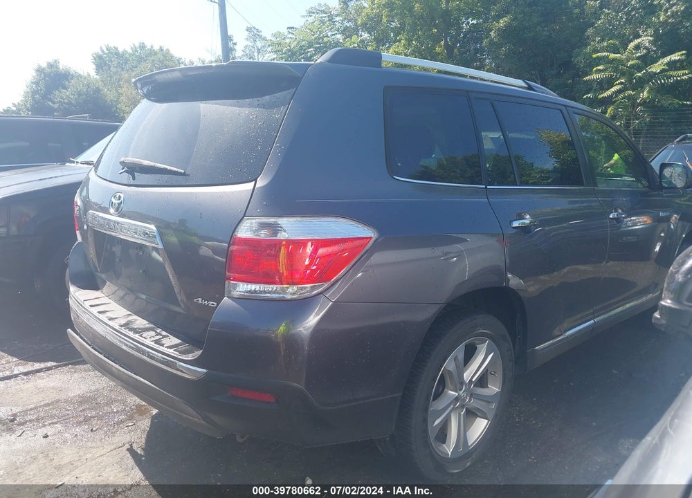 2013 TOYOTA HIGHLANDER LIMITED V6 VIN: 5TDDK3EH3DS204323
