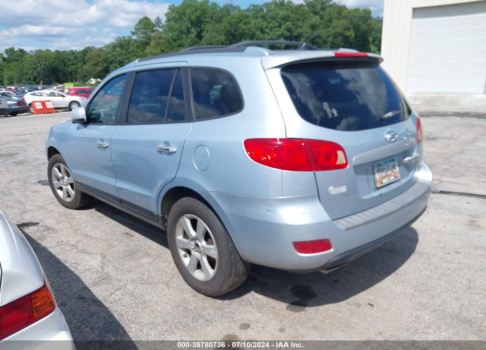 2007 HYUNDAI SANTA FE LIMITED/SE VIN: 5NMSH13EX7H026209