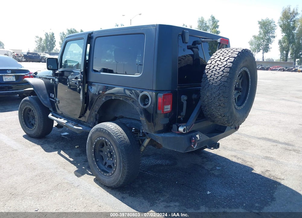 2008 JEEP WRANGLER X VIN: 1J4FA24138L513012