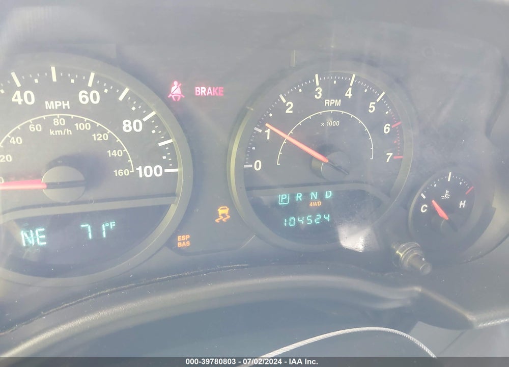2008 JEEP WRANGLER X VIN: 1J4FA24138L513012