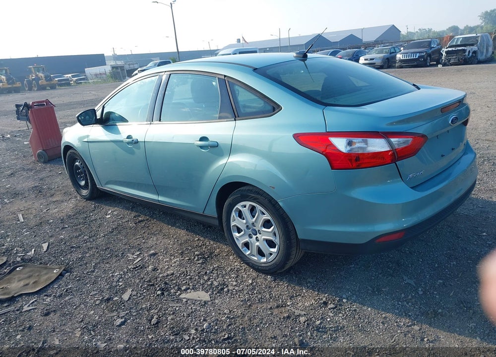 2012 FORD FOCUS SE VIN: 1FAHP3F21CL319974