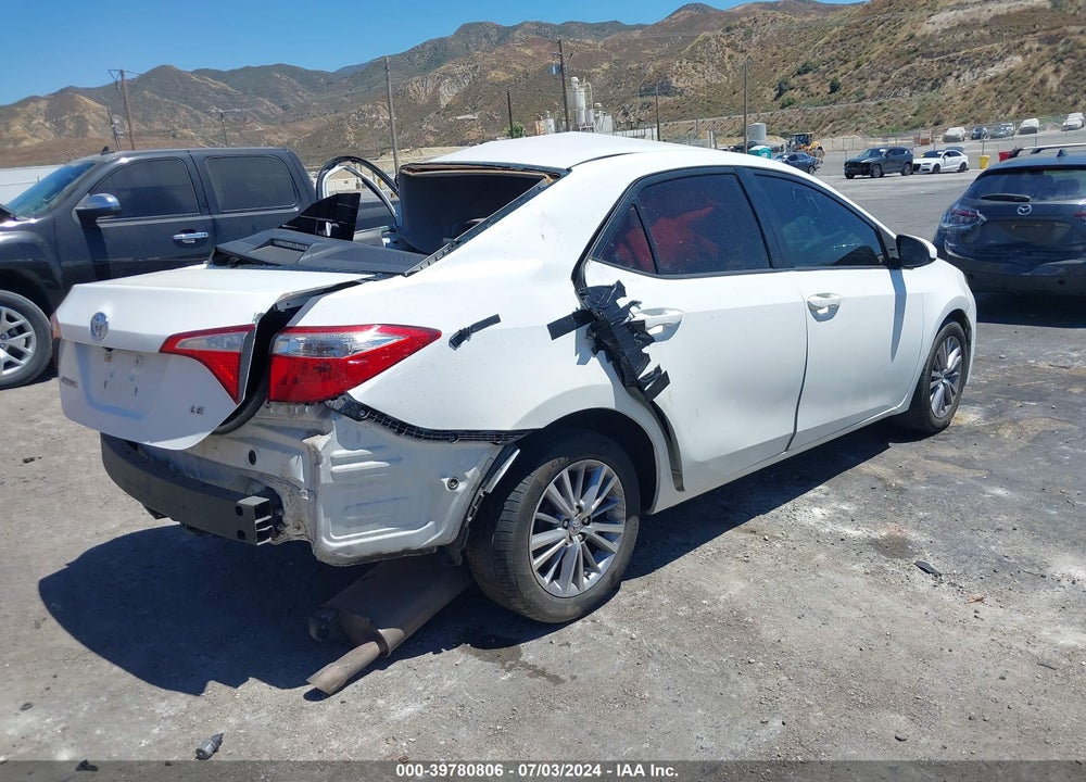 2014 TOYOTA COROLLA LE PLUS VIN: 5YFBURHE9EP105568