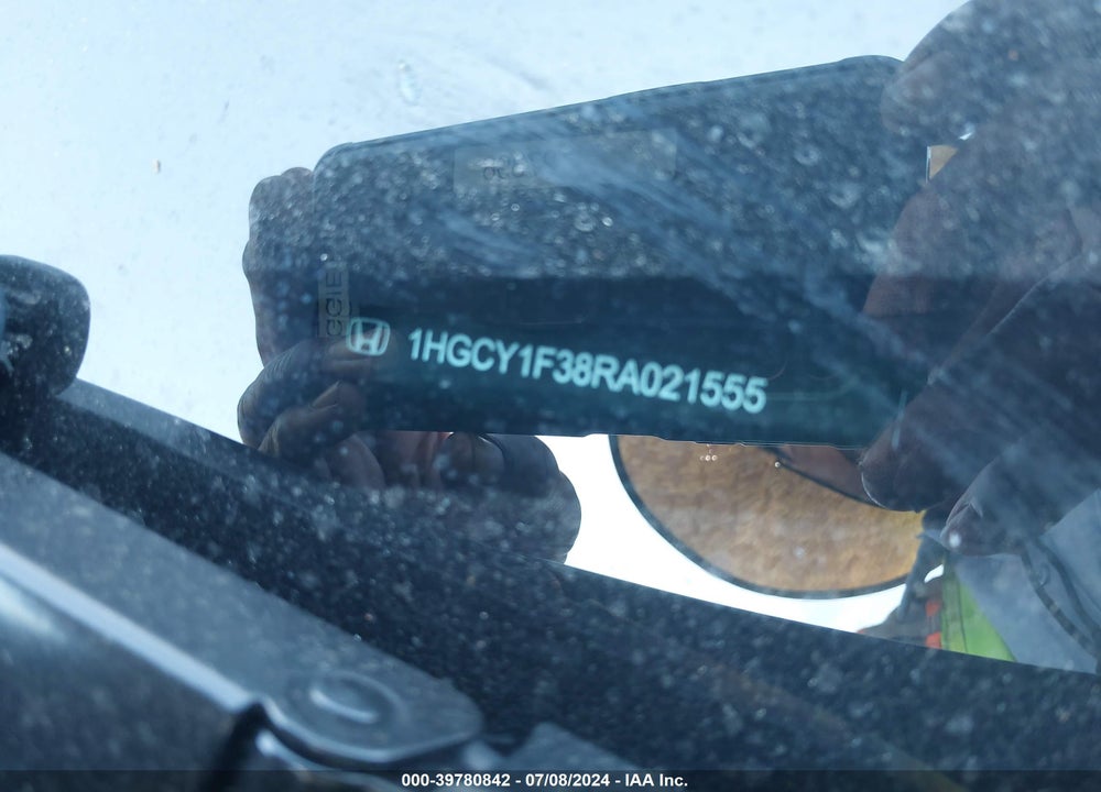 2024 HONDA ACCORD EX VIN: 1HGCY1F38RA021555