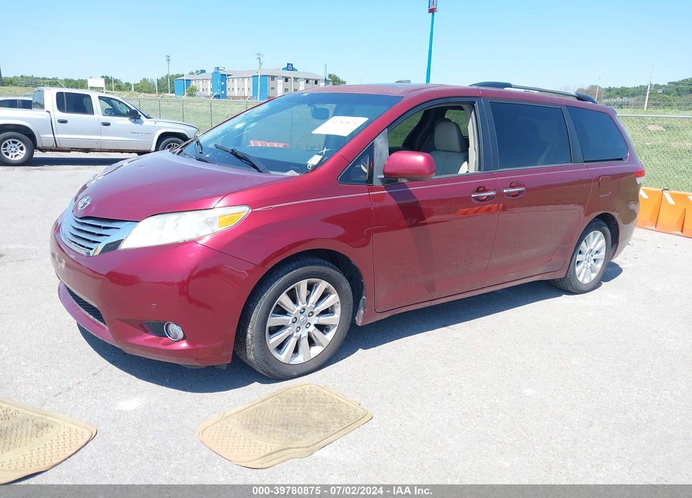 2011 TOYOTA SIENNA LIMITED V6 VIN: 5TDYK3DC1BS040705
