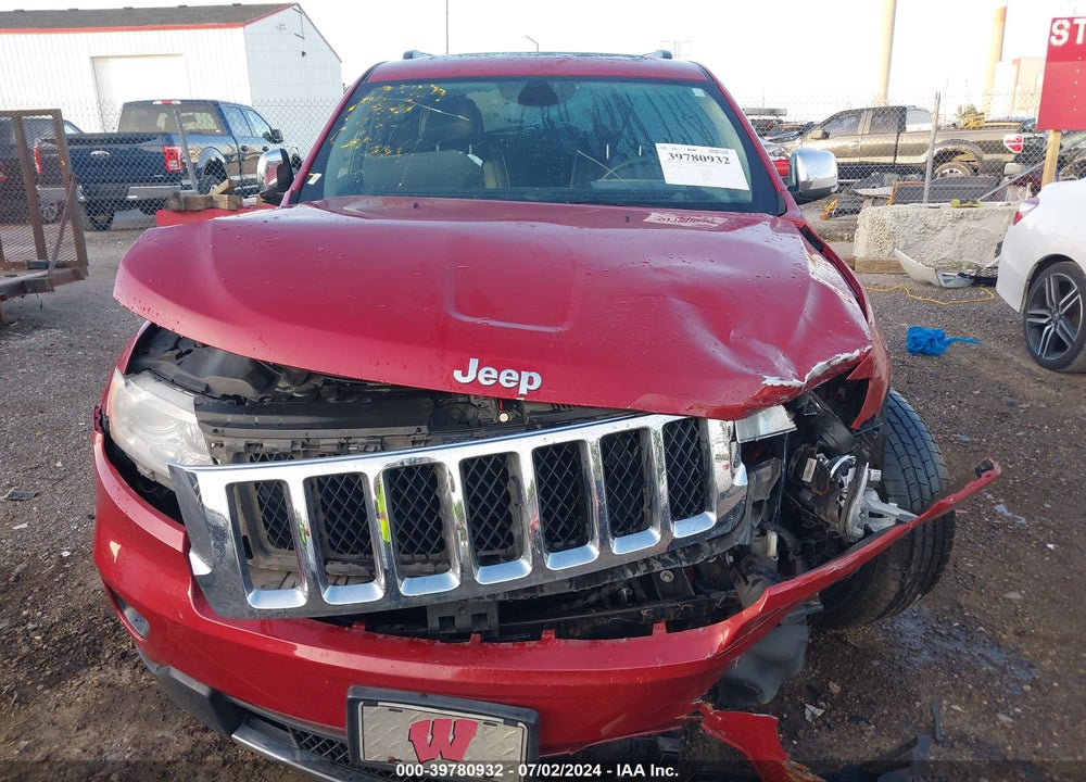 2011 JEEP GRAND CHEROKEE OVERLAND VIN: 1J4RR6GT8BC589245