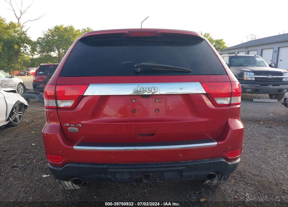 2011 JEEP GRAND CHEROKEE OVERLAND VIN: 1J4RR6GT8BC589245