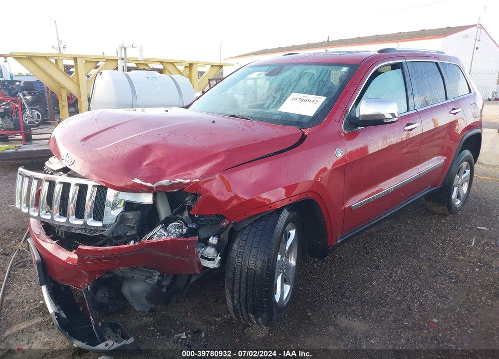 2011 JEEP GRAND CHEROKEE OVERLAND VIN: 1J4RR6GT8BC589245