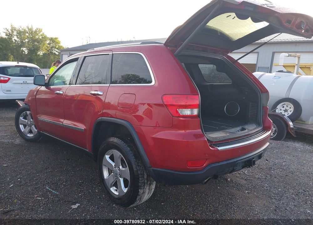 2011 JEEP GRAND CHEROKEE OVERLAND VIN: 1J4RR6GT8BC589245