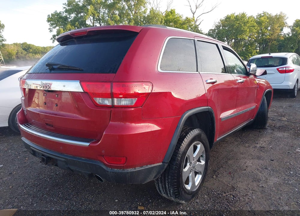 2011 JEEP GRAND CHEROKEE OVERLAND VIN: 1J4RR6GT8BC589245