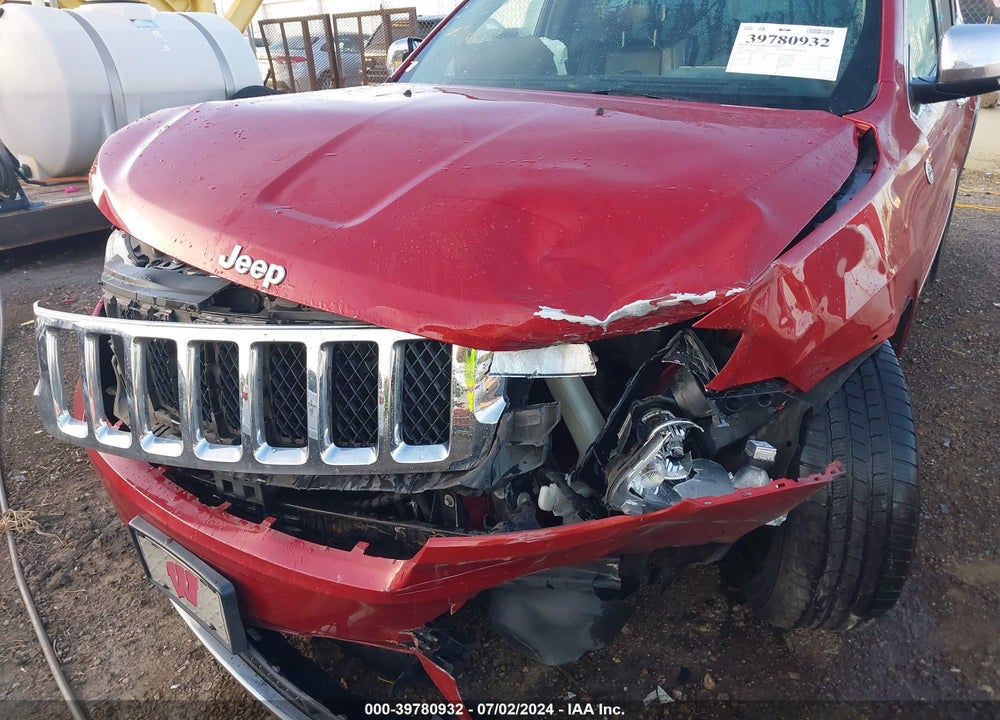 2011 JEEP GRAND CHEROKEE OVERLAND VIN: 1J4RR6GT8BC589245