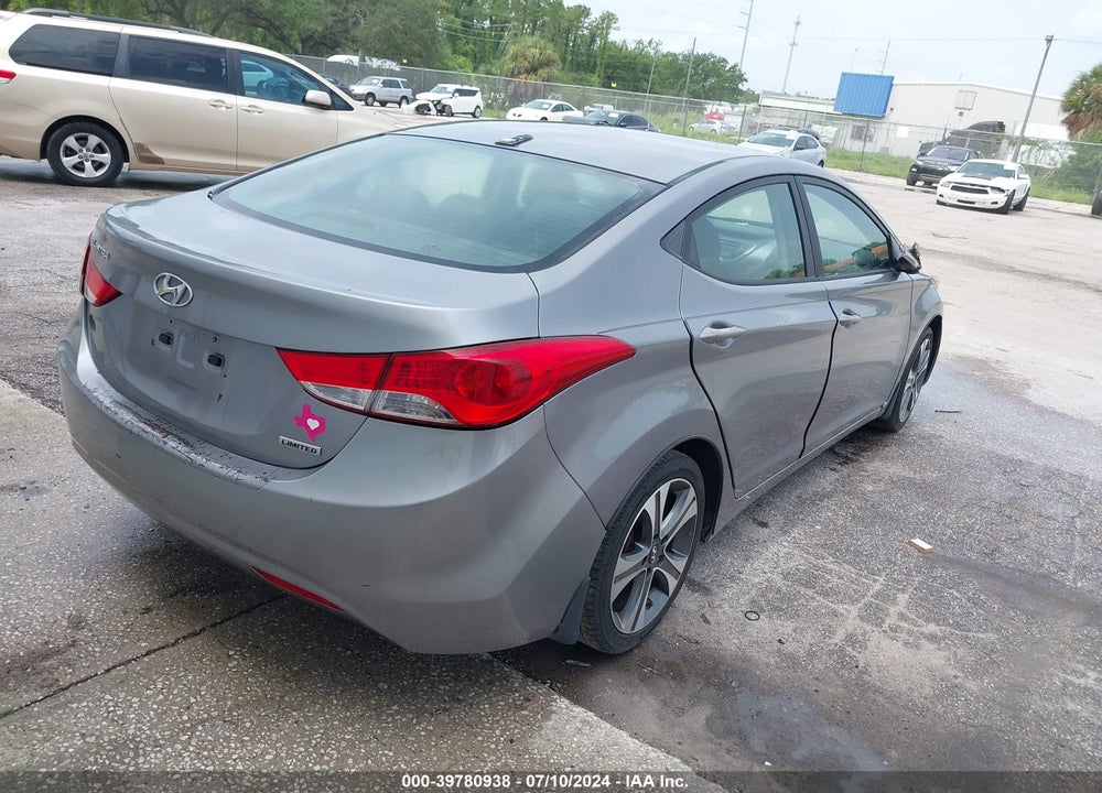 2013 HYUNDAI ELANTRA LIMITED VIN: KMHDH4AE3DU630052