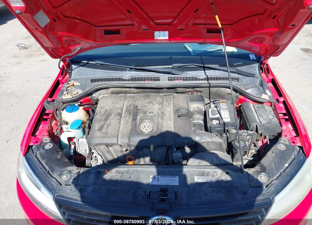 2012 VOLKSWAGEN JETTA 2.5L SE VIN: 3VWDP7AJ1CM427778
