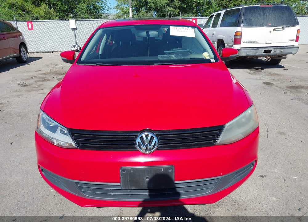 2012 VOLKSWAGEN JETTA 2.5L SE VIN: 3VWDP7AJ1CM427778