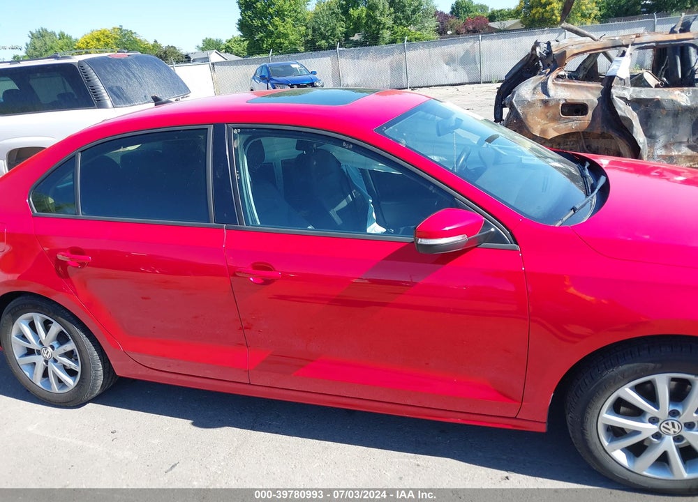 2012 VOLKSWAGEN JETTA 2.5L SE VIN: 3VWDP7AJ1CM427778