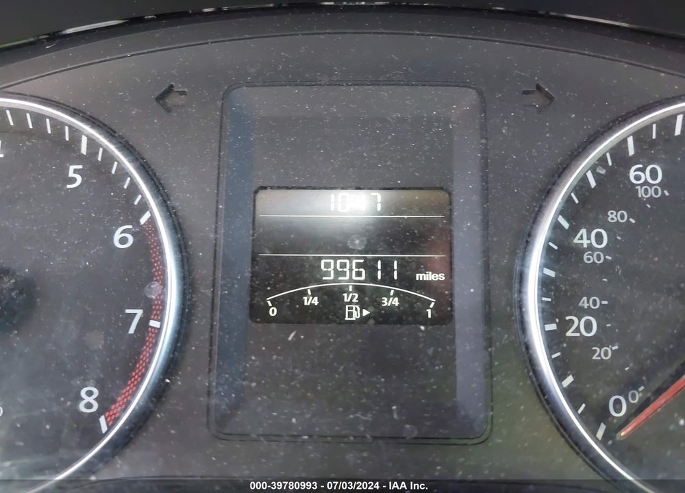 2012 VOLKSWAGEN JETTA 2.5L SE VIN: 3VWDP7AJ1CM427778