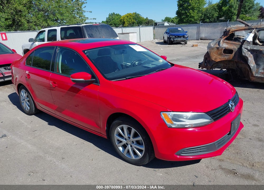 2012 VOLKSWAGEN JETTA 2.5L SE VIN: 3VWDP7AJ1CM427778