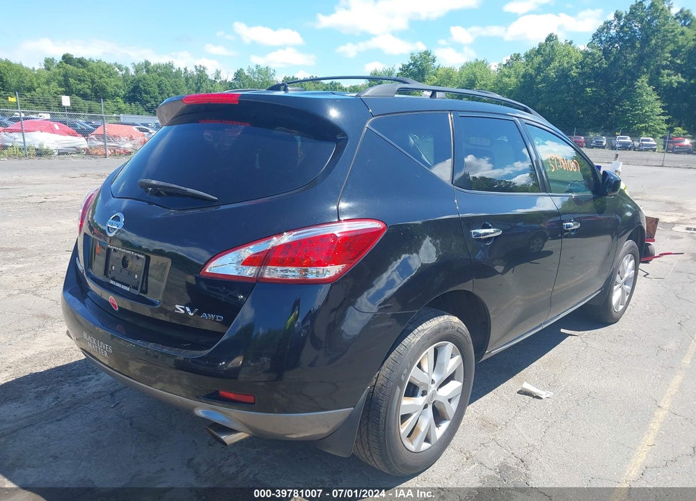 2013 NISSAN MURANO SV VIN: JN8AZ1MWXDW316947