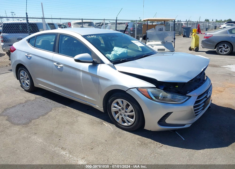 2017 HYUNDAI ELANTRA SE VIN: 5NPD74LF8HH113018