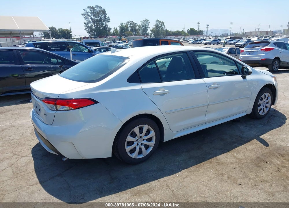 2021 TOYOTA COROLLA LE VIN: JTDEPMAE8MJ177415