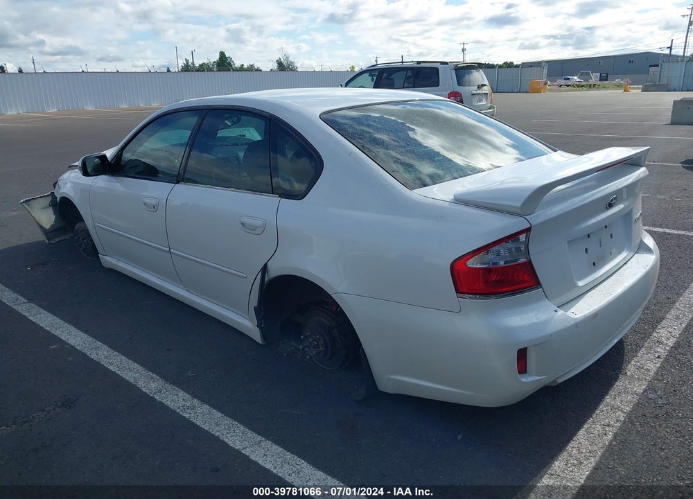 2008 SUBARU LEGACY 2.5GT LIMITED VIN: 4S3BL676486217654