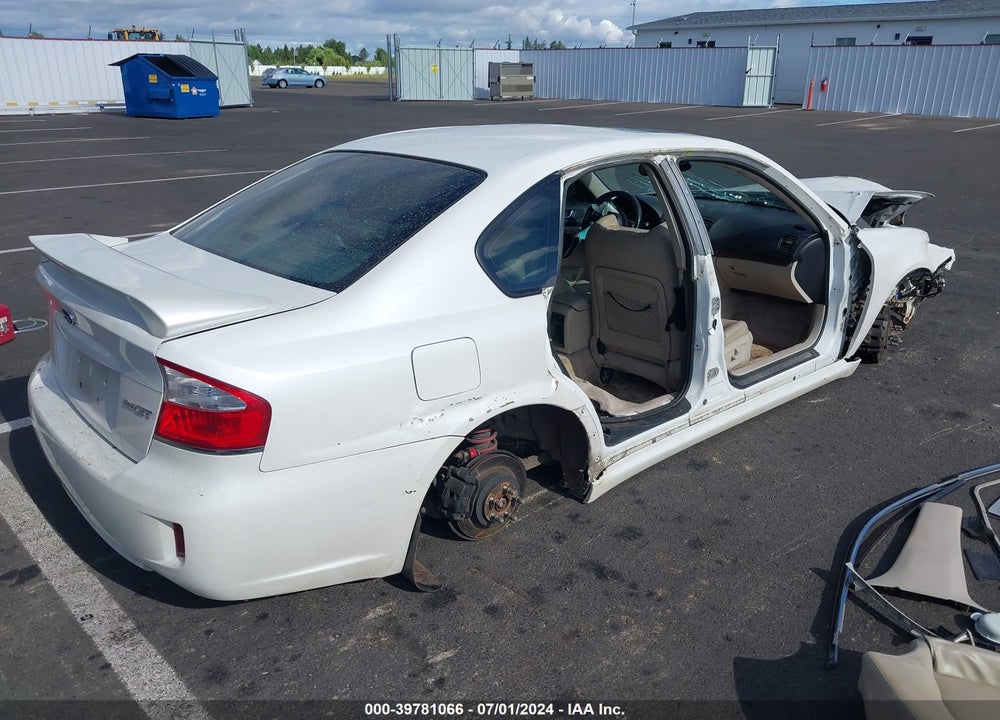 2008 SUBARU LEGACY 2.5GT LIMITED VIN: 4S3BL676486217654