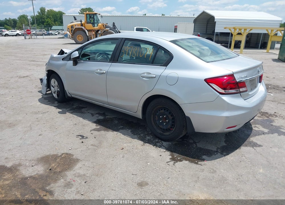 2013 HONDA CIVIC LX VIN: 2HGFB2F55DH588015
