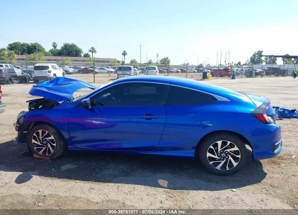 2017 HONDA CIVIC LX VIN: 2HGFC4B51HH300088