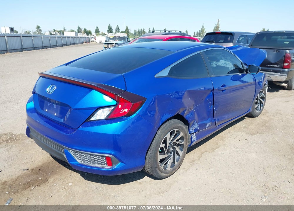 2017 HONDA CIVIC LX VIN: 2HGFC4B51HH300088