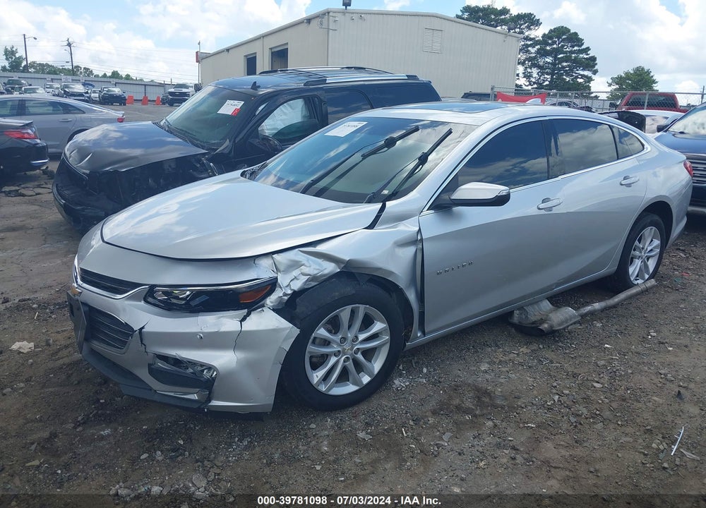 2018 CHEVROLET MALIBU LT VIN: 1G1ZD5STXJF155095