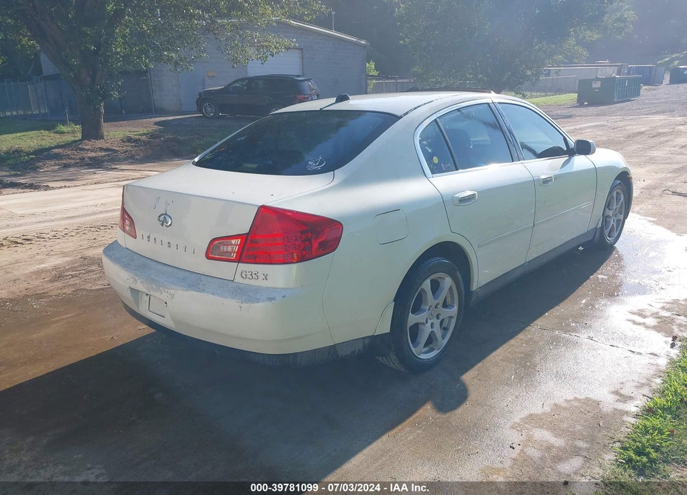 2004 INFINITI G35X VIN: JNKCV51F84M707326