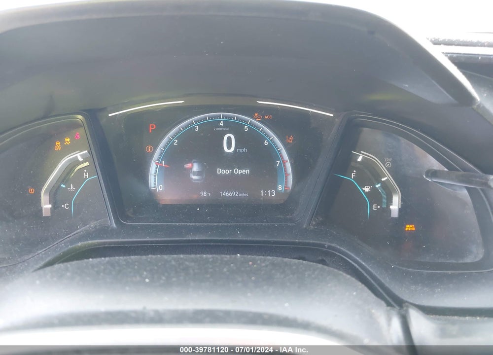 2019 HONDA CIVIC LX VIN: 2HGFC2F6XKH604969