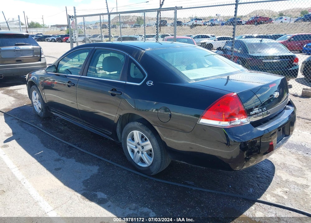 2009 CHEVROLET IMPALA LS VIN: 2G1WB57K291102371